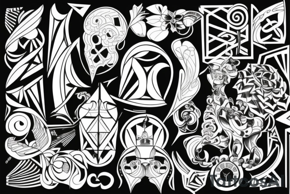 Roman egale tattoo idea