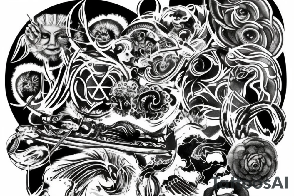 Roman egale tattoo idea