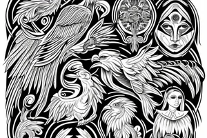 Roman eagle tattoo idea