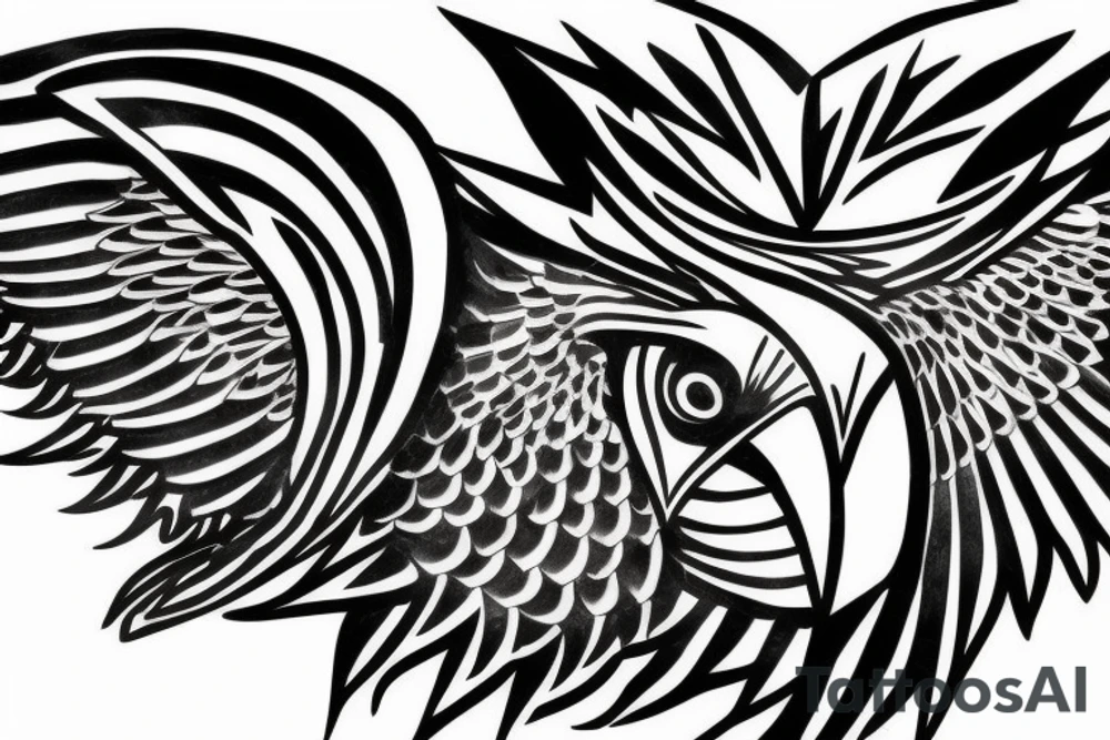 Roman eagle tattoo idea