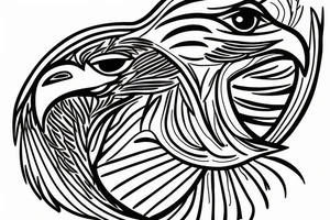 Roman eagle tattoo idea