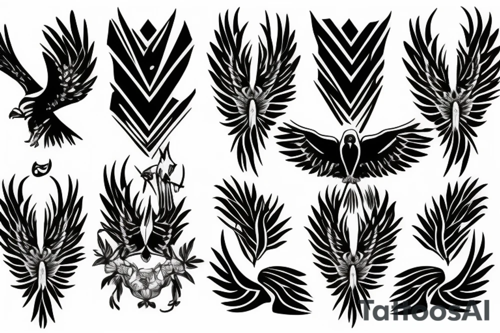 Hawk tattoo idea