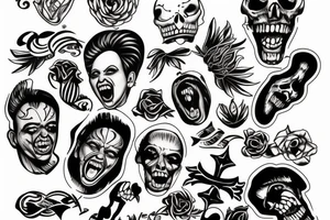 Italian screaming tattoo idea
