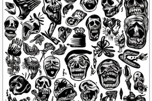 Italian screaming tattoo idea