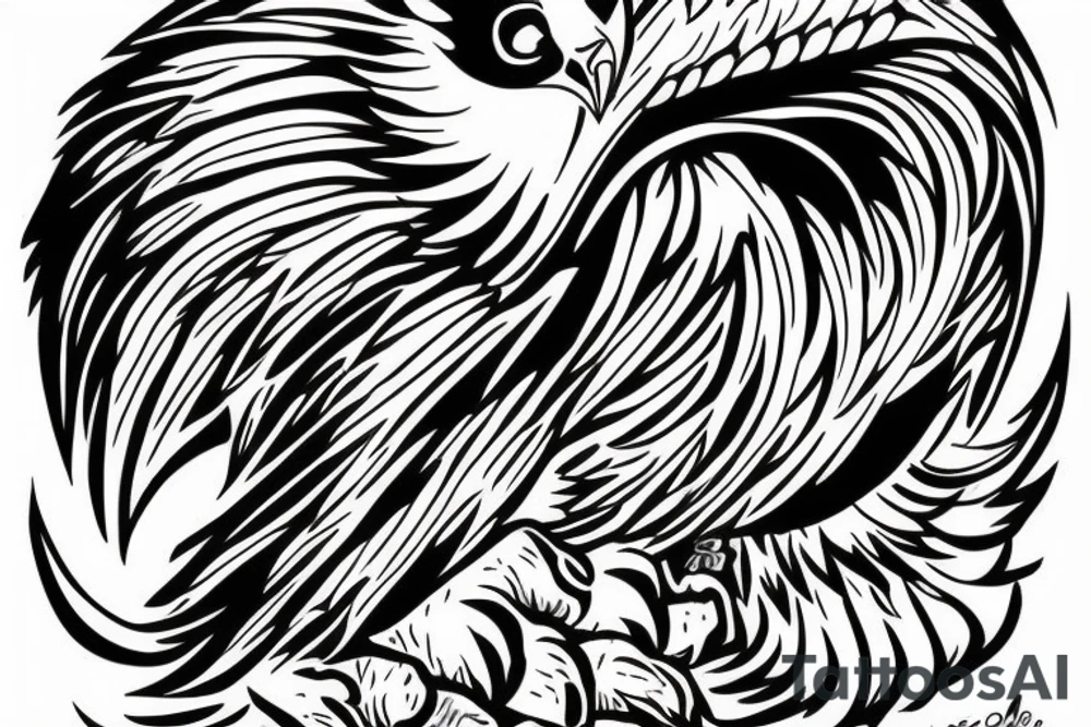 Eagle screaming tattoo idea