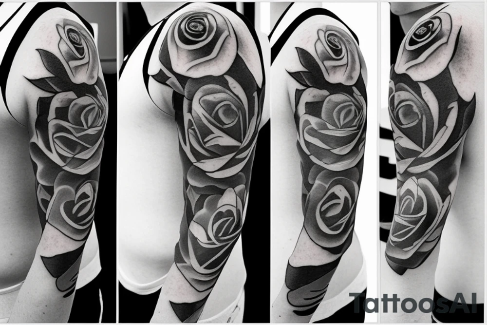 one rose bud tattoo idea