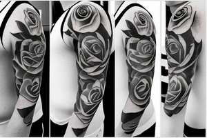 one rose bud tattoo idea