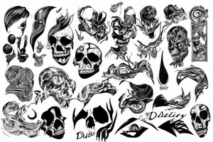 duality of man tattoo idea