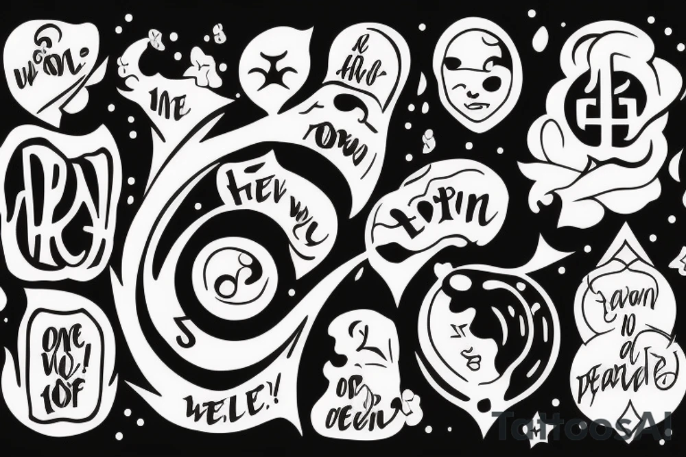 The way to one owns heaven always leads through the voluptuousness of one’s own hell. tattoo idea