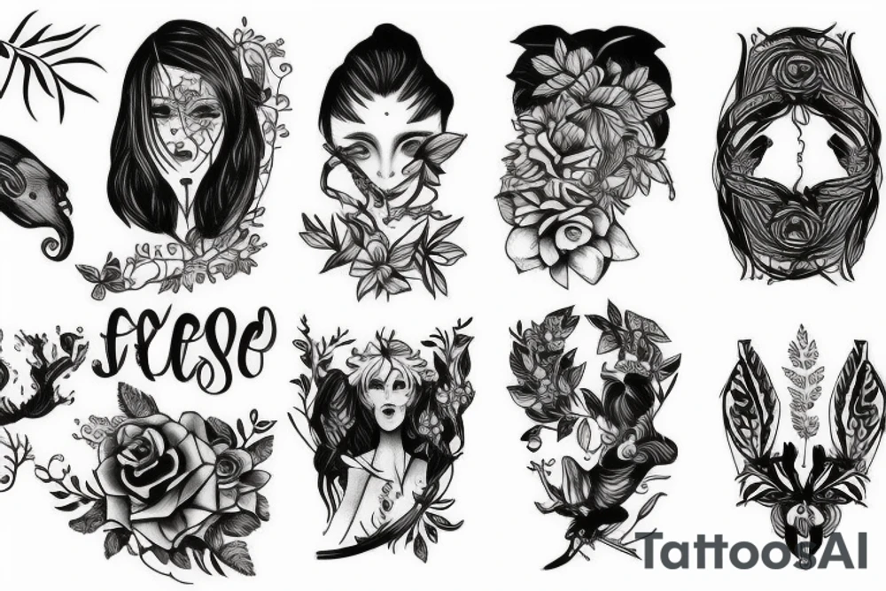 forest tattoo idea
