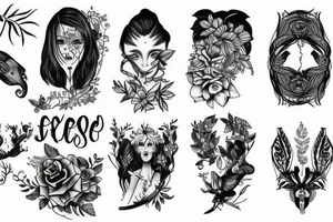 forest tattoo idea
