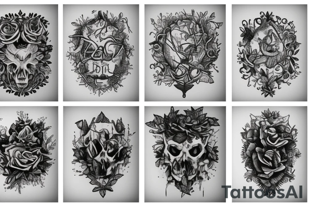forest tattoo idea