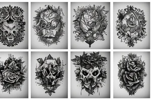 forest tattoo idea