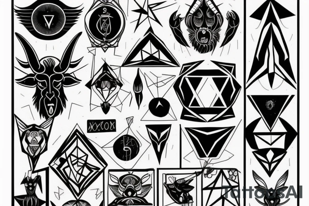 Baphomet tattoo idea