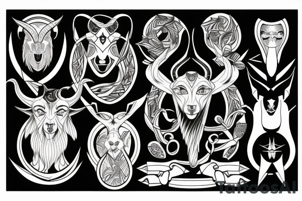 Baphomet tattoo idea