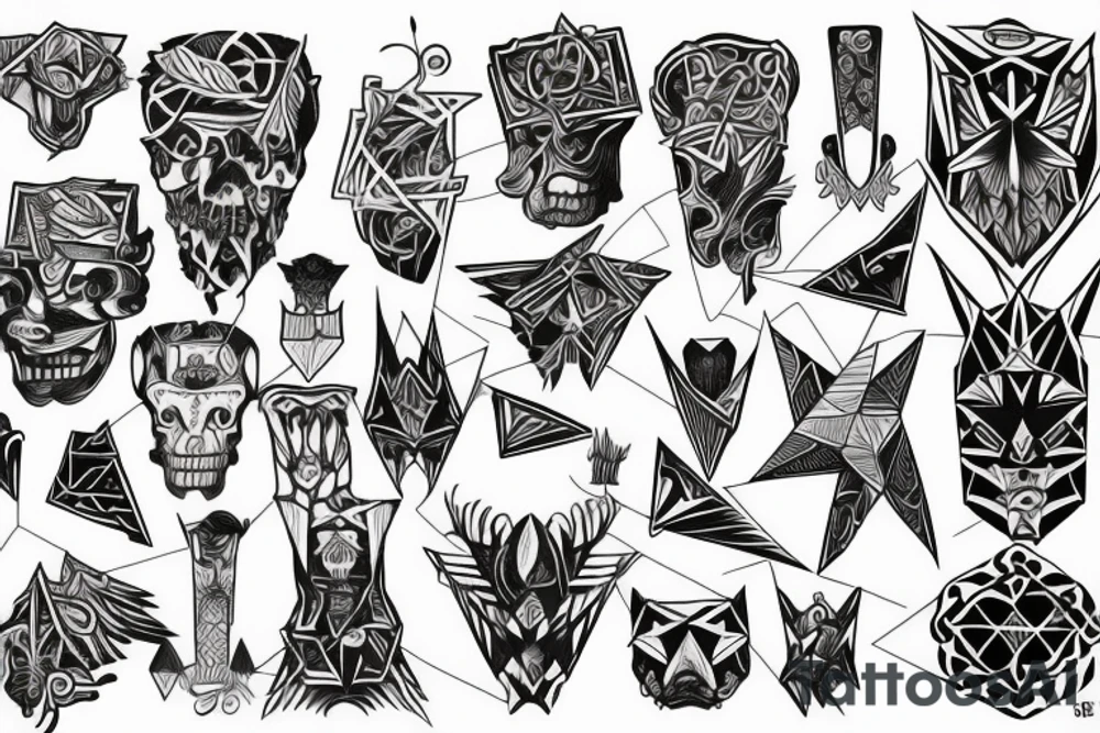 Through ones own hell tattoo idea