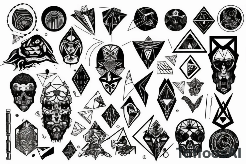 Through ones own hell tattoo idea