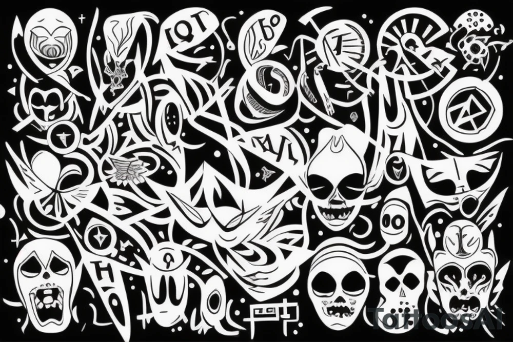 Could happiness exist without hell? tattoo idea