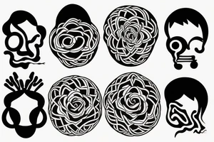 Philosophical ponderer tattoo idea