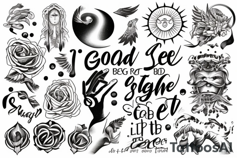 And god said; let there be light tattoo idea