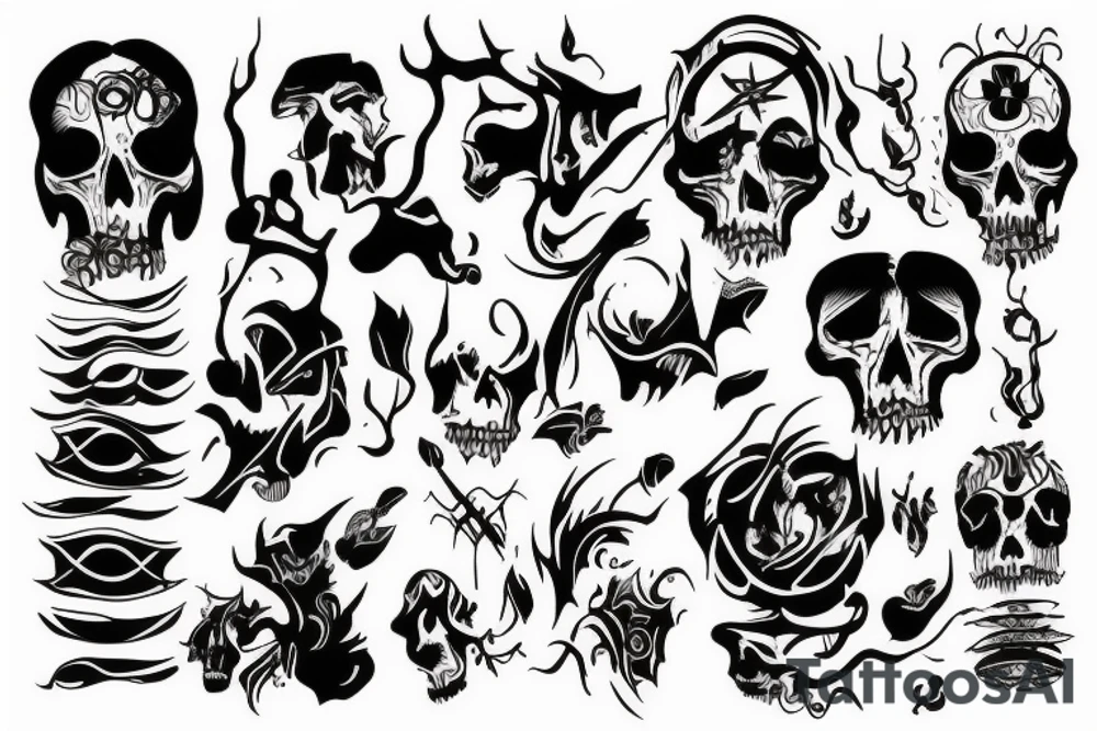 Levels of hell tattoo idea