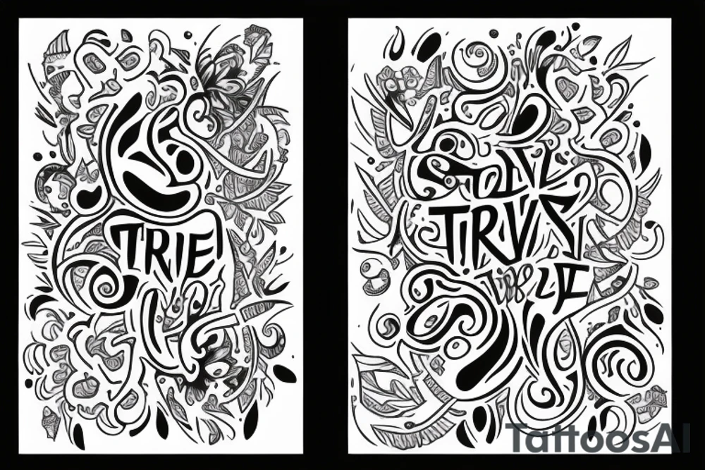 "Thrive" tattoo idea