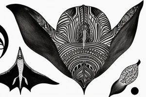 Manta ray tattoo idea