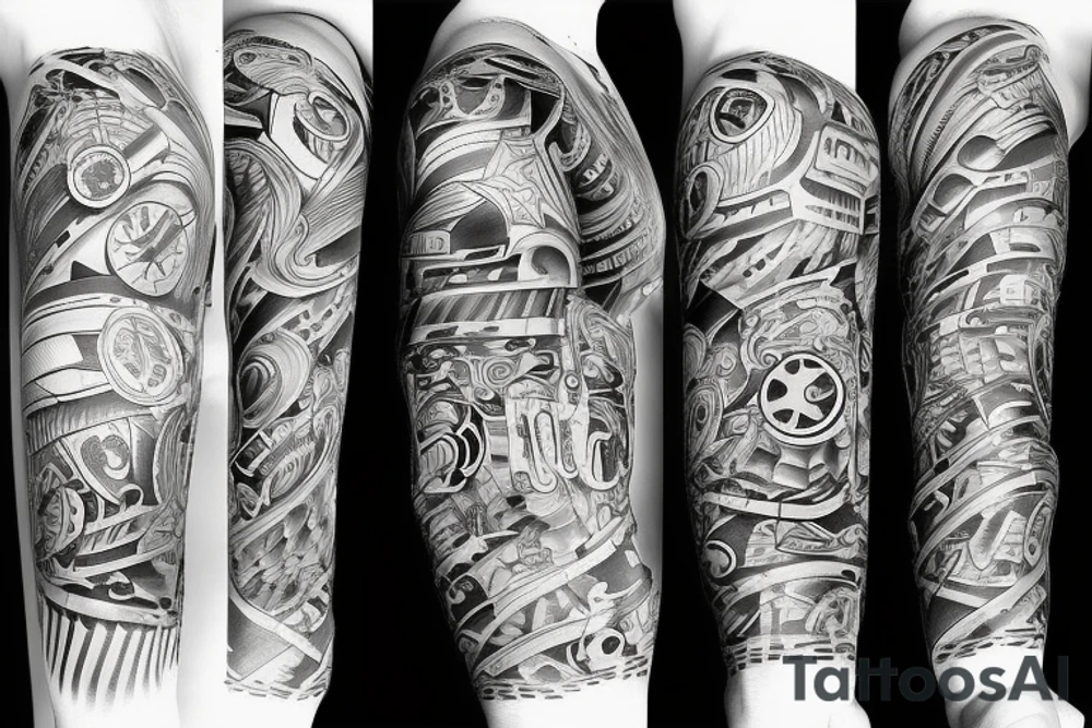 Racetrack tattoo idea