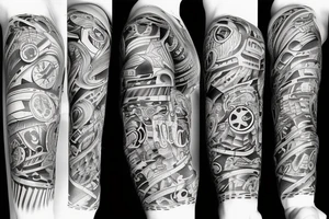 Racetrack tattoo idea