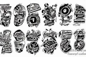 Racetrack tattoo idea