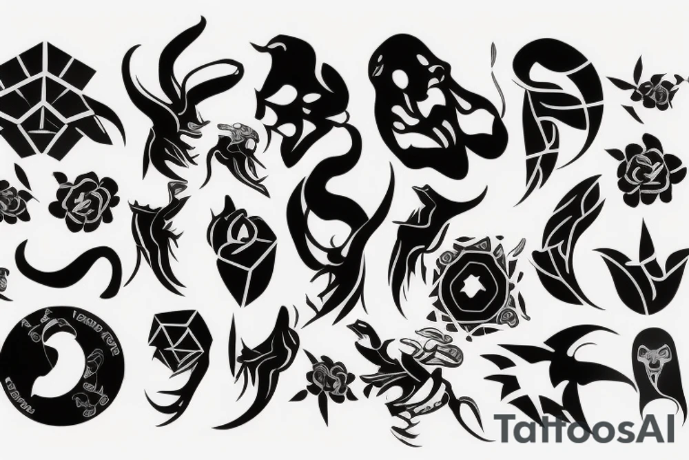 3d Objekt tattoo idea