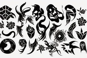 3d Objekt tattoo idea