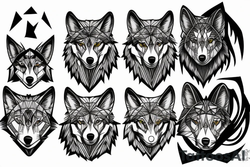 Wolves tattoo idea