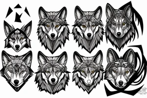 Wolves tattoo idea