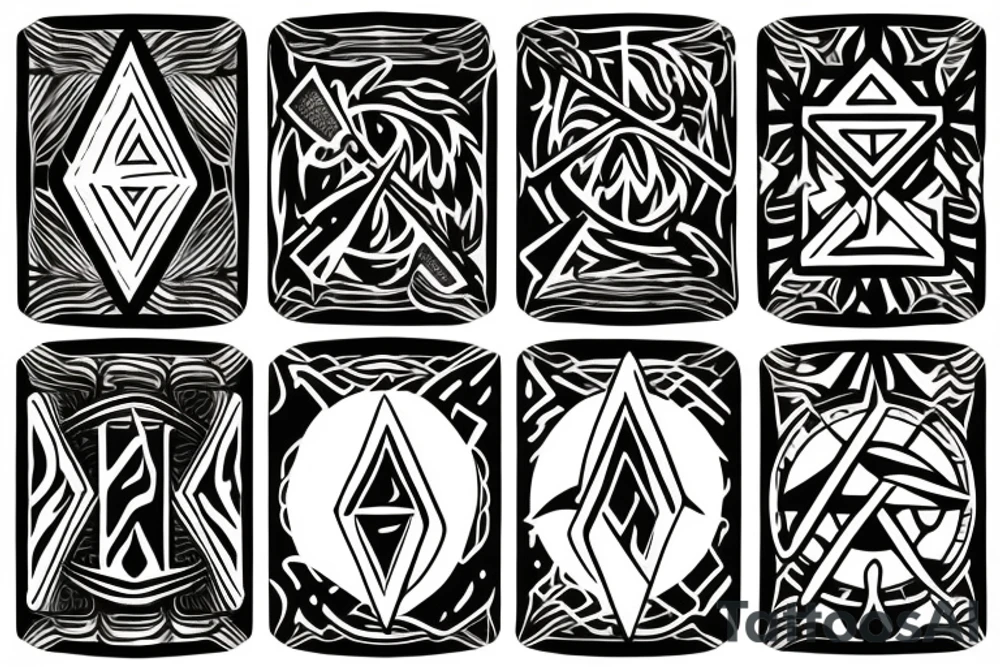 Campfire tattoo idea