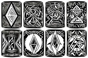Campfire tattoo idea