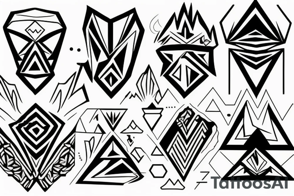 Mountain tattoo idea