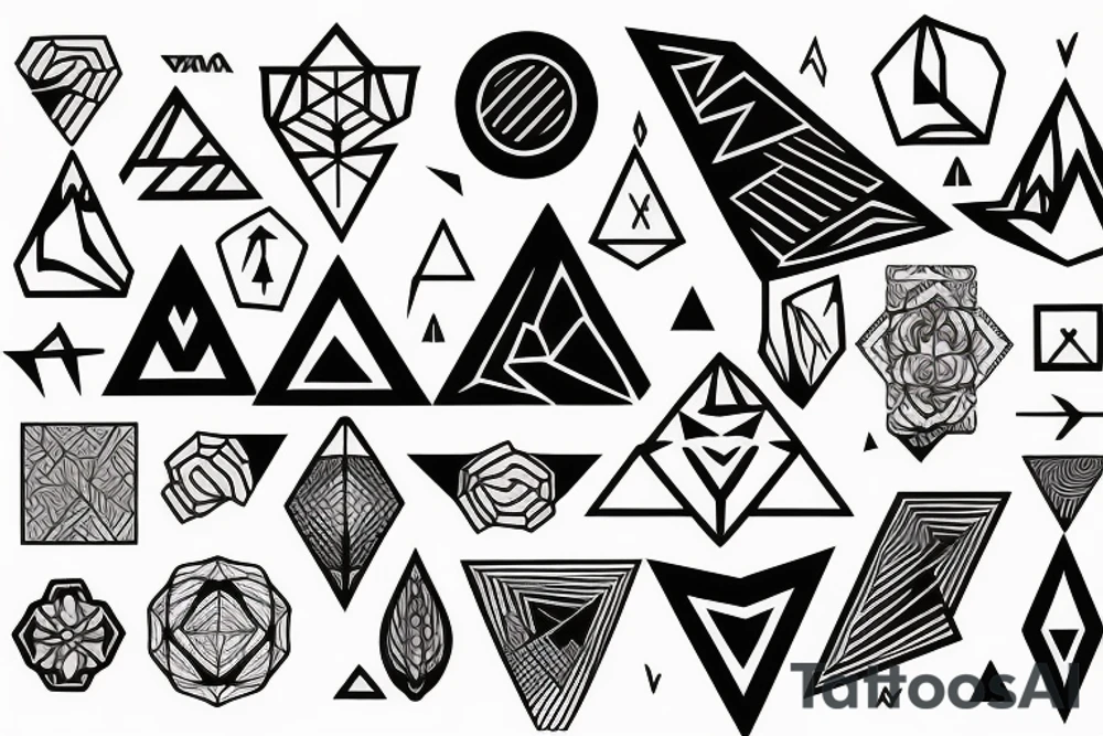 Mountain tattoo idea