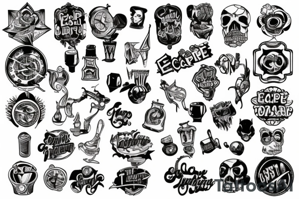 escape room tattoo idea