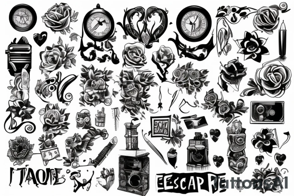 escape room tattoo idea