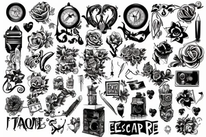 escape room tattoo idea