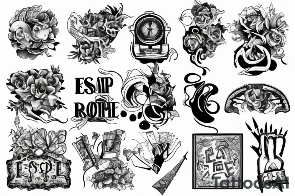 escape room tattoo idea