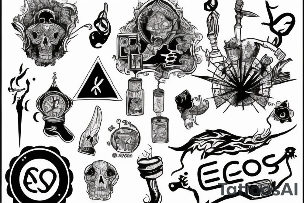 escape room tattoo idea