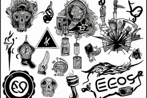 escape room tattoo idea