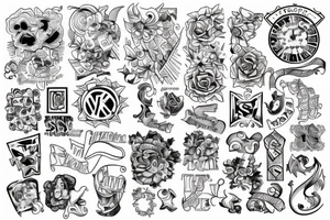puzzle piece tattoo idea