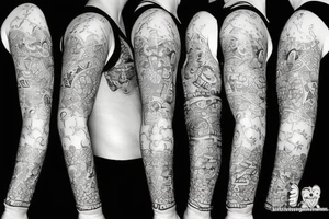 It is a tattoo for my son, he was born on 11.10.2022 at 08:46h tattoo idea