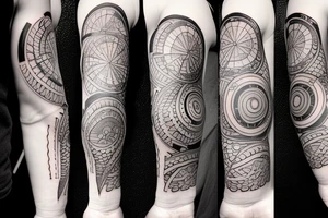 It is a tattoo for my son, he was born on 11.10.2022 at 08:46h tattoo idea