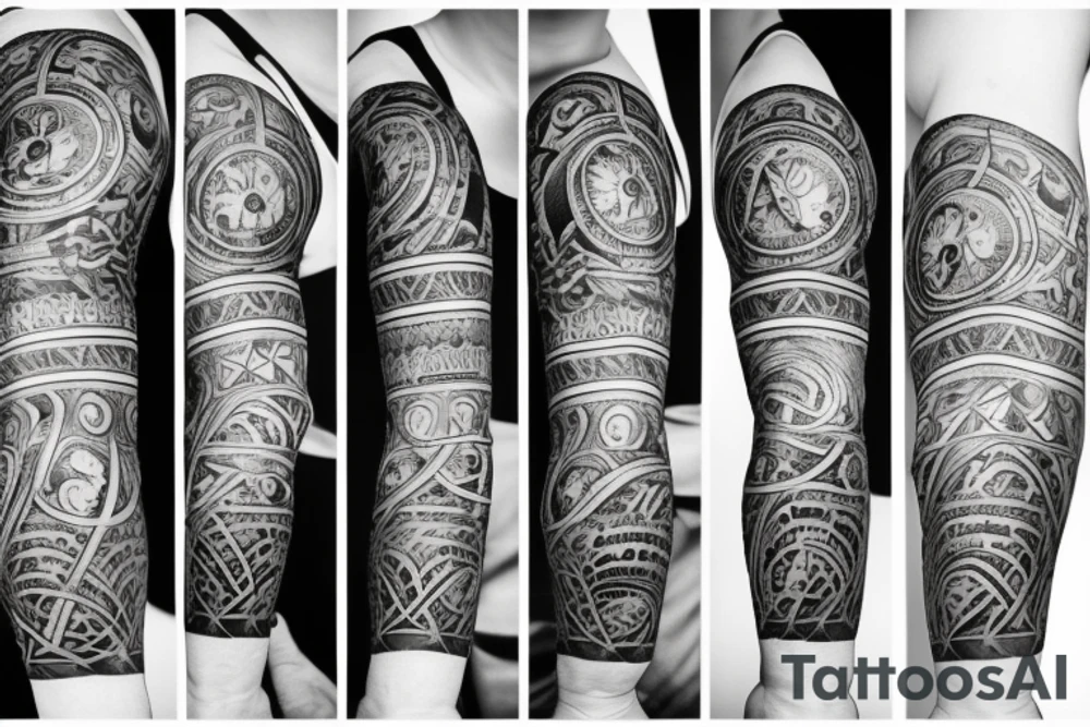 son, clock tattoo idea