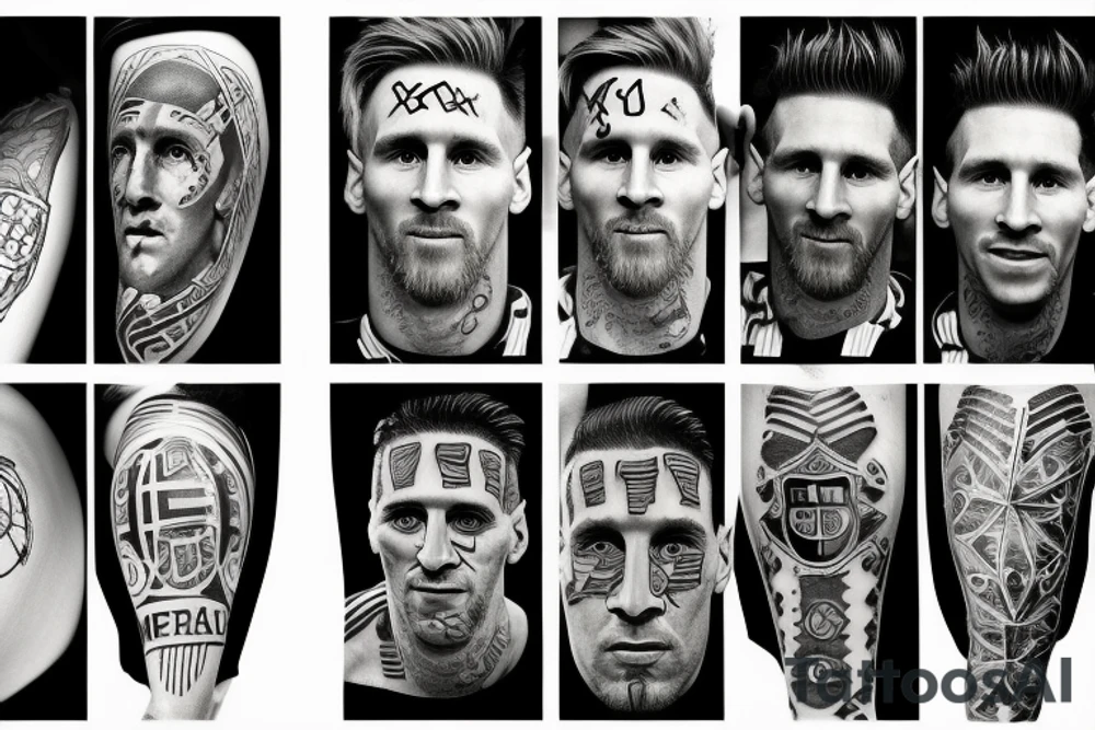 soccer, messi tattoo idea