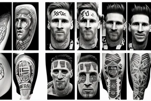 soccer, messi tattoo idea